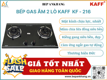 Bếp gas âm 2 lò KAFF KF - 216 - Thương hiệu Đức